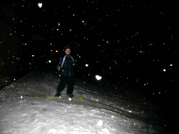 SJL Snowboarder 1st Snow 2008 1-16-08
