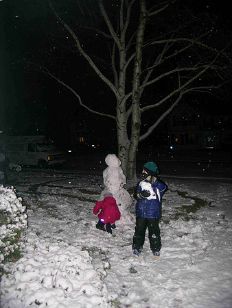 SJLVKL Snowman 1-16-08 First Snow